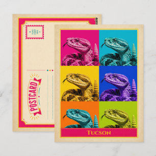 Tucson ansichtkaart Arizona Schorpioen Vintage Briefkaart