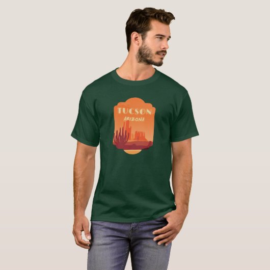 Tucson Arizona 2 T-shirt (Voorkant volledig)