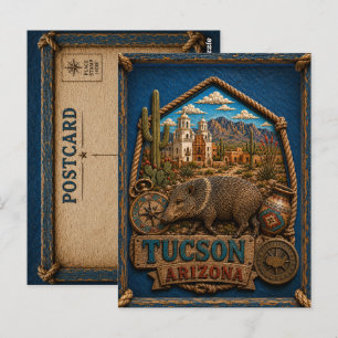 Tucson Arizona Ansichtkaart Reis Vintage Briefkaart