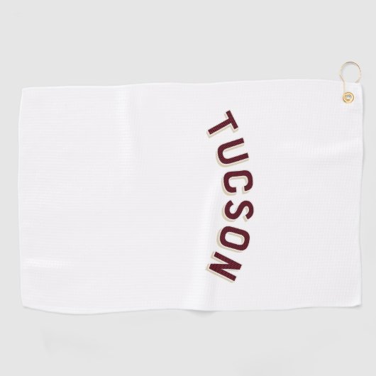 Tucson, Arizona  Arch Golfhanddoek (Horizontaal)