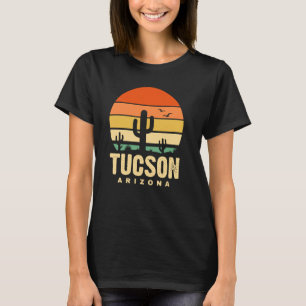 Tucson Arizona AZ Cactus Desert Souvenir Sunset Re T-shirt