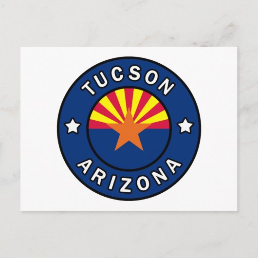 Tucson Arizona Briefkaart (Voorkant)