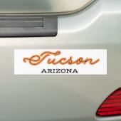 Tucson Arizona Bumpersticker (Op auto)