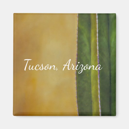 Tucson Arizona cactus Magnet (Voorkant)
