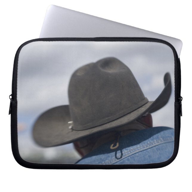 Tucson, Arizona. Cowboy-petten in gebruik bij Laptop Sleeve (Voorkant)