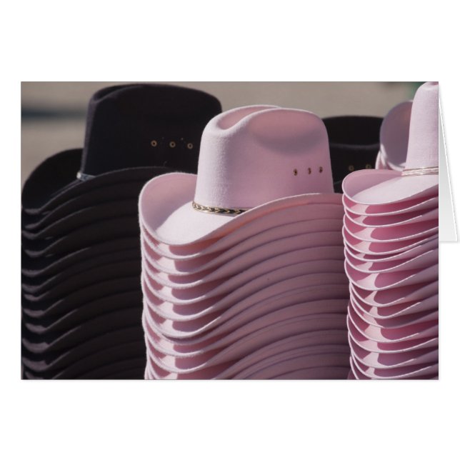 Tucson, Arizona. Cowboy-petten voor mannen en vrou (Voorkant Horizontaal)