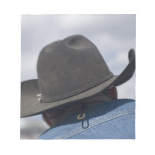 Tucson, Arizona. Cowboyhoeden in gebruik bij de Notitieblok