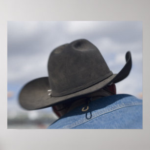 Tucson, Arizona. Cowboyhoeden in gebruik bij de Poster