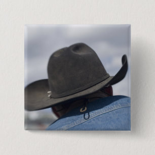 Tucson, Arizona. Cowboyhoeden in gebruik bij de Vierkante Button 5,1 Cm