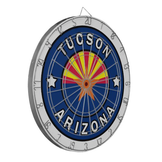 Tucson Arizona Dartbord (Voorkant Links)