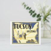 Tucson, Arizona De Sunshine City Briefkaart (Staand voorkant)