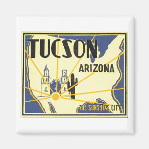 Tucson, Arizona De Sunshine City Magneet