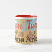 Tucson Arizona Desert Illustratie Mok (Midden)