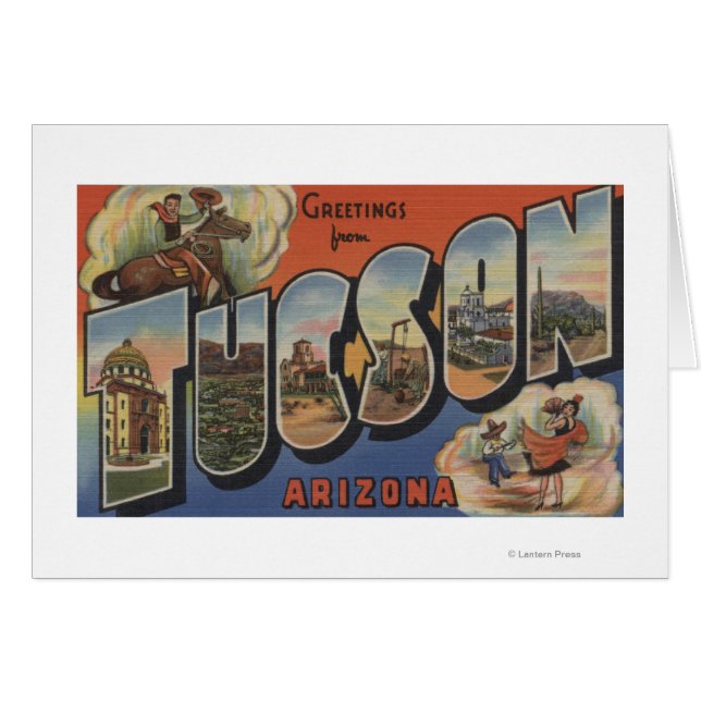 Tucson, Arizona - Grote lettertjes 2 (Voorkant Horizontaal)