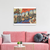 Tucson, Arizona - Grote lettertjes 2 Canvas Afdruk (Insitu (Woonkamer))
