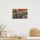 Tucson, Arizona - Grote lettertjes 2 Poster (Keuken)
