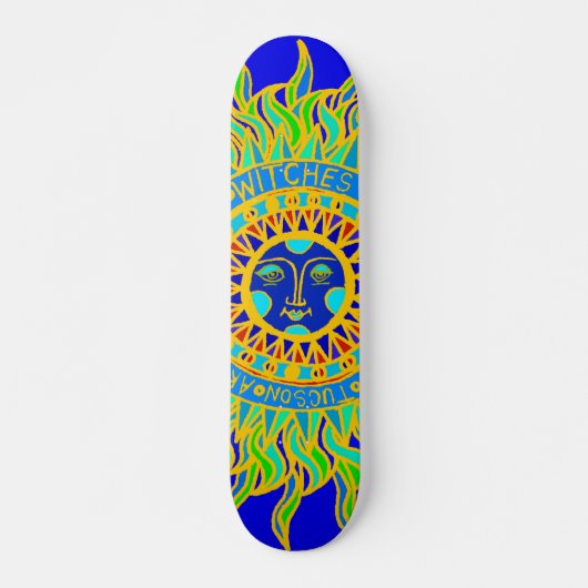 Tucson Arizona Heksen Hamer Skateboard (Voorkant)