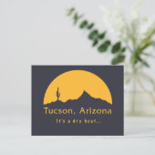 Tucson, Arizona - Het is een droge hitte... Briefkaart (Staand voorkant)