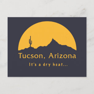 Tucson, Arizona - Het is een droge hitte... Briefkaart