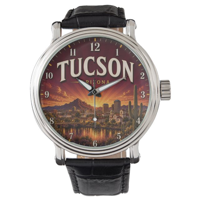 Tucson Arizona Horloge (Voorkant)