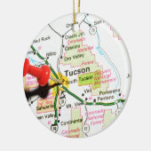 Tucson, Arizona Keramisch Ornament (Links)