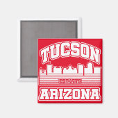 Tucson, Arizona Magneet (Voorkant / Achterkant)