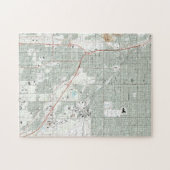 Tucson Arizona Map (1992) Legpuzzel (Horizontaal)