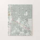 Tucson Arizona Map (1992) Legpuzzel (Verticaal)