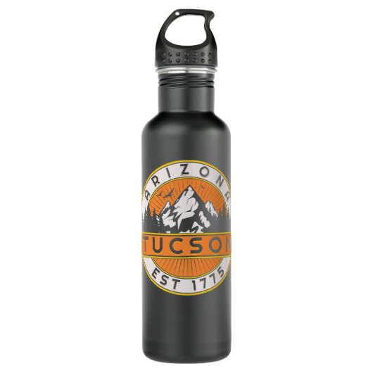 Tucson Arizona Natuur Hiking Outdoorgiften Waterfles (Voorkant)