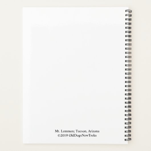 Tucson, Arizona Planner (Achterkant)