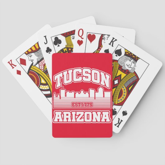 Tucson, Arizona Pokerkaarten (Achterkant)