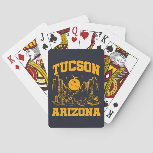Tucson, Arizona Pokerkaarten (Achterkant)