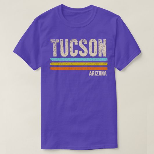 Tucson Arizona Retro T-shirt (Design voorkant)