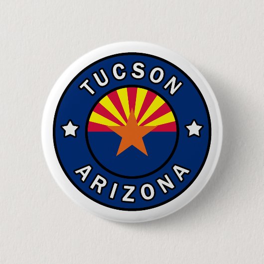 Tucson Arizona Ronde Button 5,7 Cm (Voorkant)