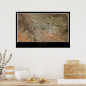 Tucson Arizona Satellite Poster Map (Keuken)