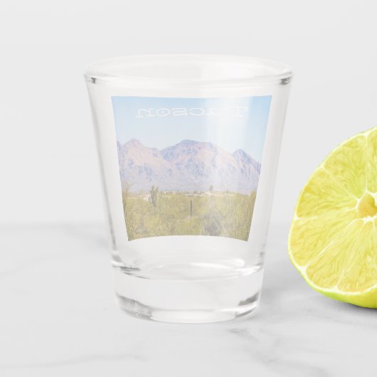 Tucson Arizona Shot Glas (Achterkant)