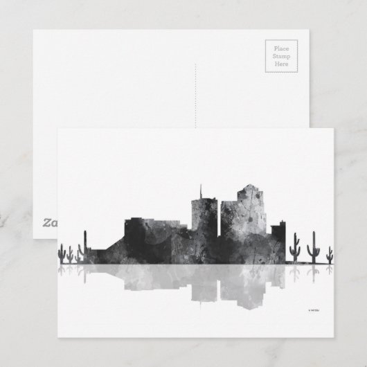 TUCSON, ARIZONA SKYLINE BRIEFKAART (Voorkant / Achterkant)