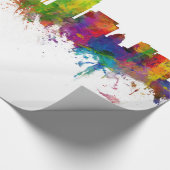 Tucson Arizona Skyline Cadeaupapier (Hoek)