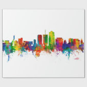 Tucson Arizona Skyline Cadeaupapier (Vlak)