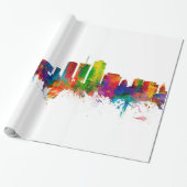 Tucson Arizona Skyline Cadeaupapier (Uitgerold)