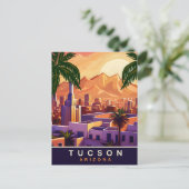 Tucson, Arizona, Skyline, Reizen Briefkaart (Staand voorkant)