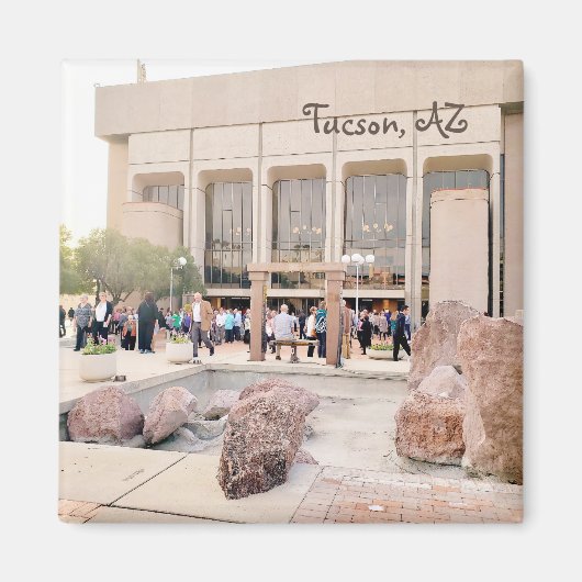 Tucson Arizona Souvenir Fridge Magnet (Voorkant)