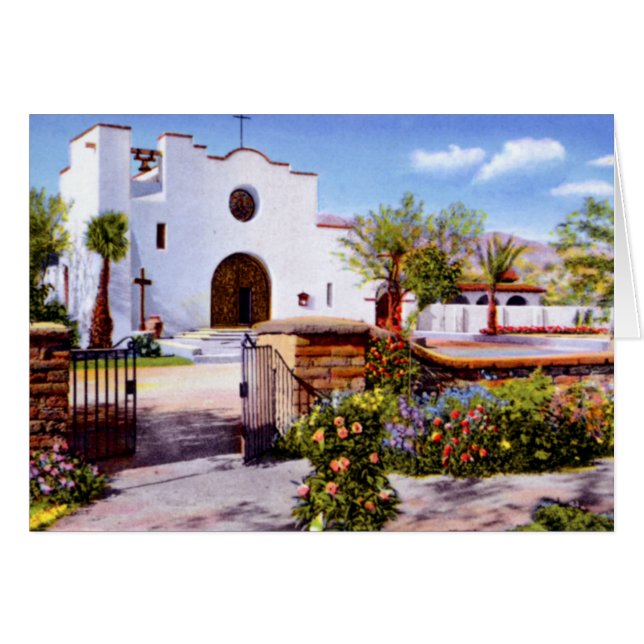 Tucson Arizona St Philips in the Hills Mission (Voorkant Horizontaal)