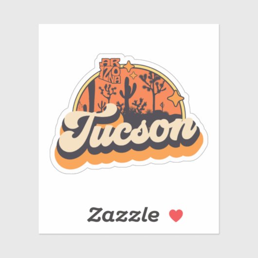 Tucson, Arizona Sticker (Vel)