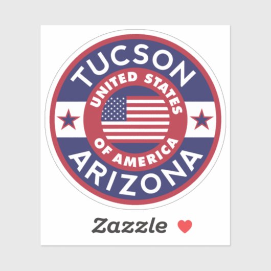 TUCSON, Arizona Sticker (Vel)