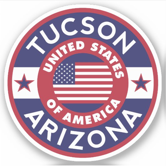 TUCSON, Arizona Sticker (Voorkant)