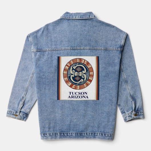 Tucson Arizona SW Indiaan Denim Jacket (Achterkant)