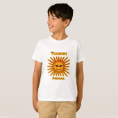 Tucson Arizona Text Logo T-shirt (Voorkant volledig)