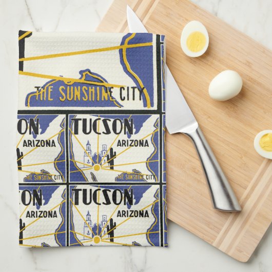 Tucson Arizona Theedoek (Quarter Fold)