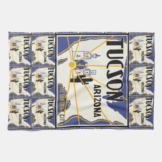 Tucson Arizona Theedoek (Horizontaal)